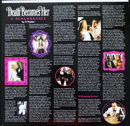 Alan Silvestri : Death Becomes Her (Original Motion Picture Soundtrack) (LP, Album, RSD, Ltd, RE, RM, Pur)