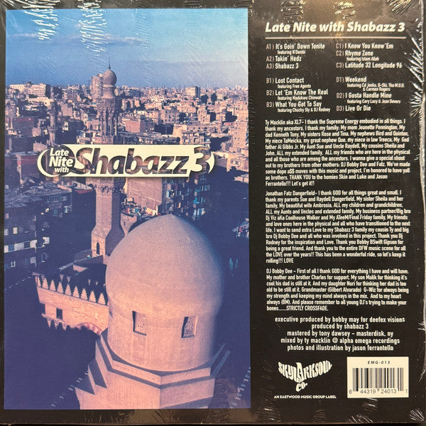 Shabazz 3 : Late Nite With Shabazz 3 (2xLP, Album, RSD, Ltd, Smo)