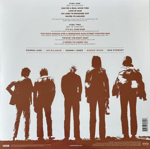 Faces (3) : Had Me A Real Good Time At The BBC (In Session & In Concert 1971-1973) (LP, Album, RSD, Mono, Ltd, Ora)
