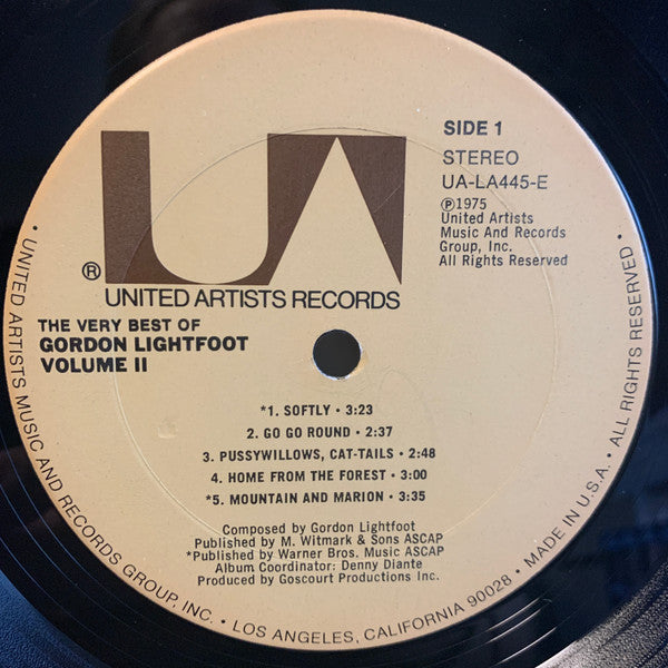 Gordon Lightfoot : The Very Best Of Gordon Lightfoot Vol. II (LP, Comp, Ter)