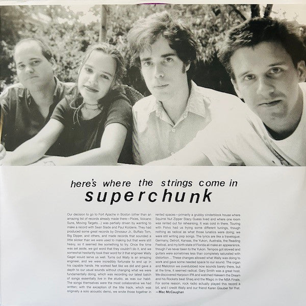 Superchunk : Here's Where The Strings Come In (LP, Album, Ltd, RE, RM, Pur)