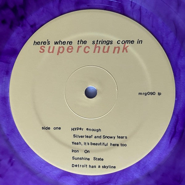 Superchunk : Here's Where The Strings Come In (LP, Album, Ltd, RE, RM, Pur)