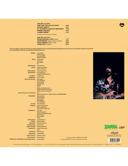 Frank Zappa : Apostrophe (') (LP, Album, Ltd, RE, 180)