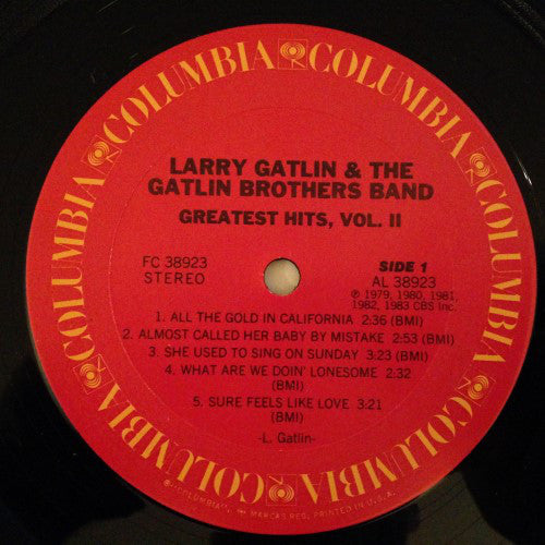 Larry Gatlin & The Gatlin Brothers Band* : Greatest Hits Vol. II (LP, Comp)