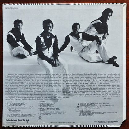 Little Anthony And The Imperials* : Out Of Sight, Out Of Mind (LP, Album, All)