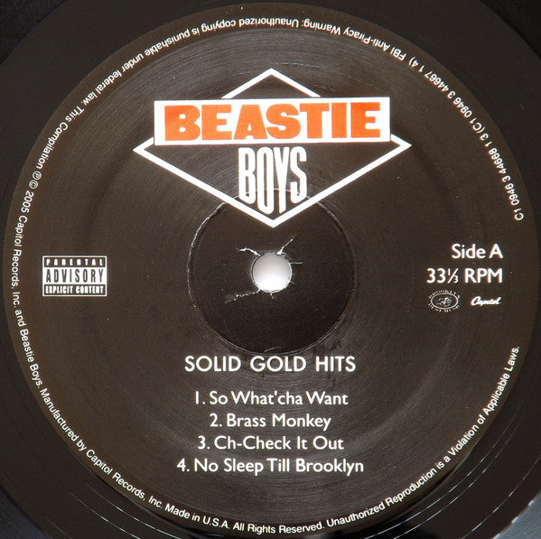 Beastie Boys : Solid Gold Hits (2xLP, Comp, 180)