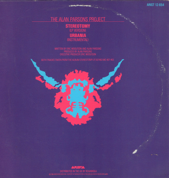 The Alan Parsons Project : Stereotomy (12")