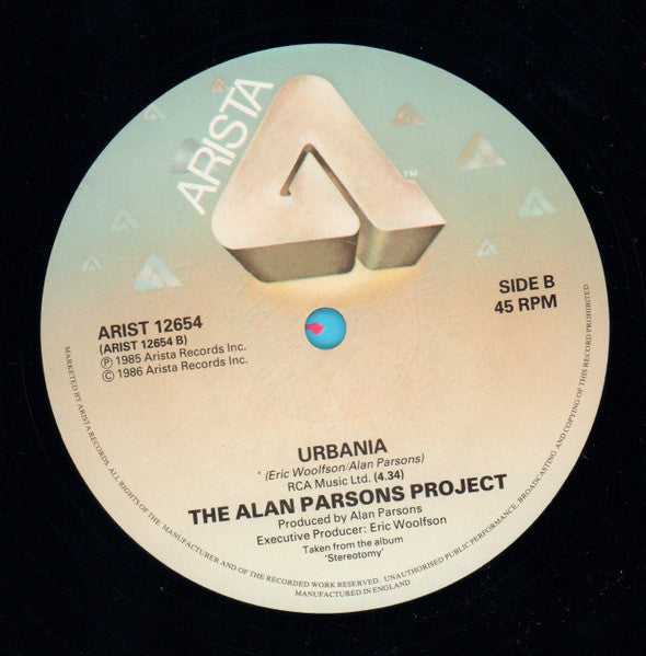 The Alan Parsons Project : Stereotomy (12")