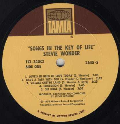Stevie Wonder : Songs In The Key Of Life (2xLP, Wad + 7", EP + Album)
