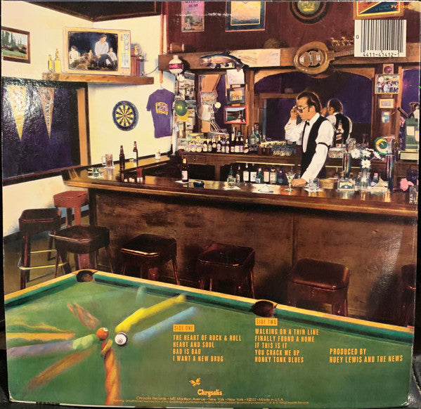 Huey Lewis And The News* : Sports (LP, Album, Pit)