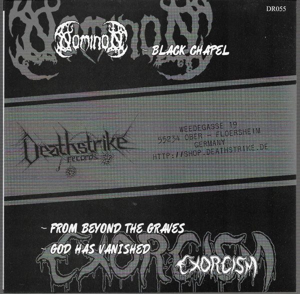 Nominon / Exorcism (3) : Morbid Tunes Of Death (7", EP, Ltd)