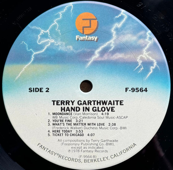 Terry Garthwaite : Hand In Glove (LP, Album, San)