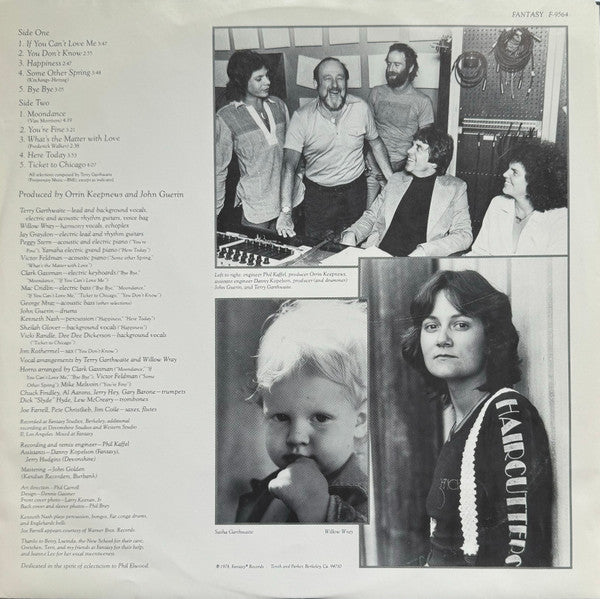 Terry Garthwaite : Hand In Glove (LP, Album, San)