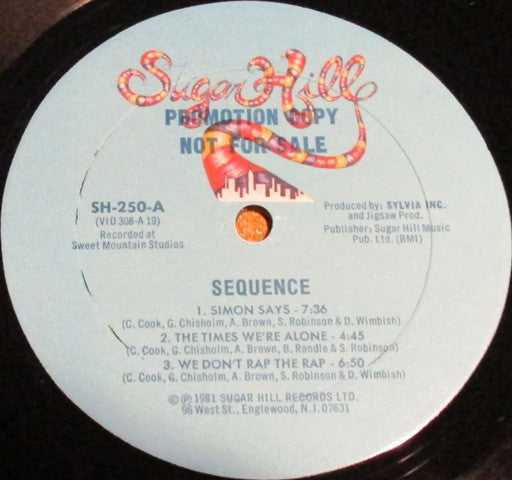 The Sequence : The Sequence (LP, Album, Promo)