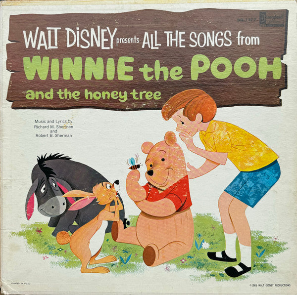 Sterling Holloway : All The Songs From Winnie The Pooh And The Honey Tree (LP, Album)