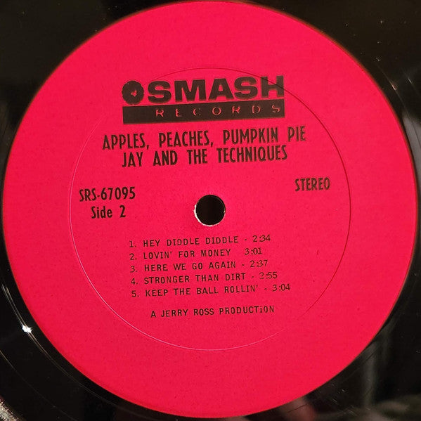 Jay & The Techniques : Apples, Peaches, Pumpkin Pie (LP, Album, Ter)