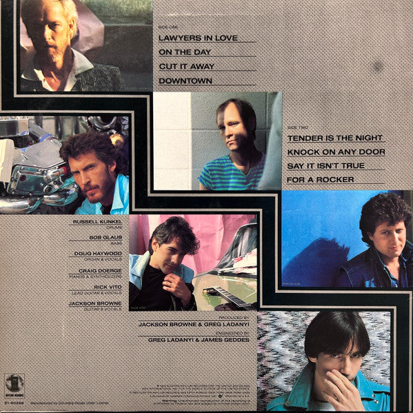 Jackson Browne : Lawyers In Love (LP, Album, Club, Car)