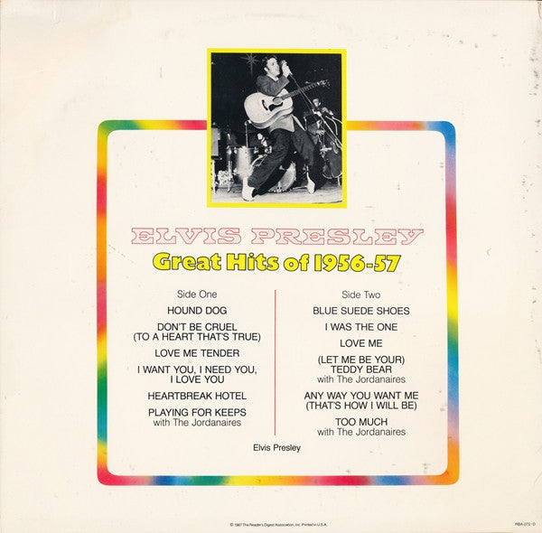 Elvis Presley : Great Hits Of 1956-57 (LP, Comp)