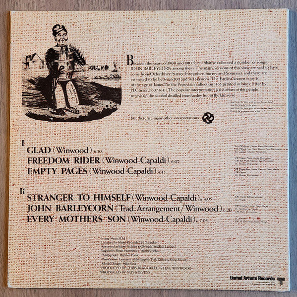 Traffic : John Barleycorn Must Die (LP, Album, RE, Res)