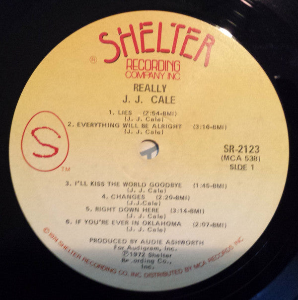 J.J. Cale : Really (LP, Album, RE, Glo)