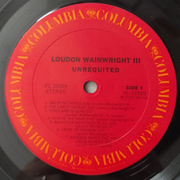 Loudon Wainwright III : Unrequited (LP, Album)