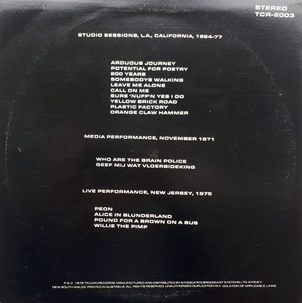 Frank Zappa with Captain Beefheart : Chronicle (2xLP, Unofficial)