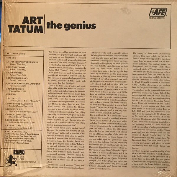 Art Tatum : The Genius (LP, Comp)