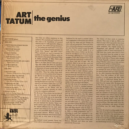 Art Tatum : The Genius (LP, Comp)