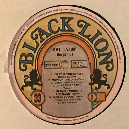 Art Tatum : The Genius (LP, Comp)