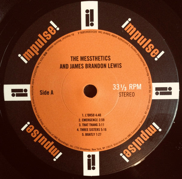 The Messthetics And James Brandon Lewis : The Messthetics And James Brandon Lewis  (LP, Album)