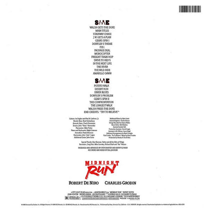 Danny Elfman : Midnight Run (Original Motion Picture Soundtrack) (LP, Album)