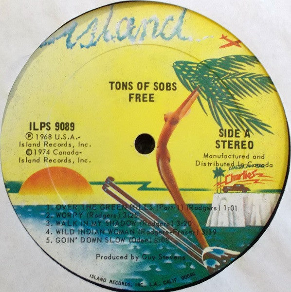 Free : Tons Of Sobs (LP, Album, RE)