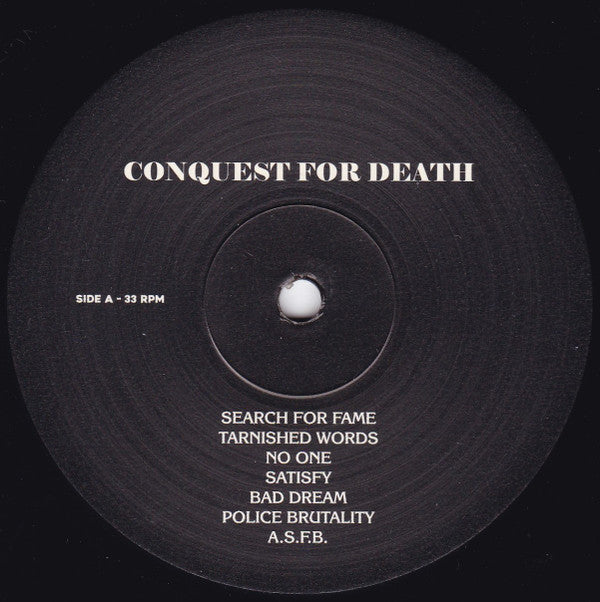 Necros (2) : Conquest For Death (LP, Album, Unofficial)