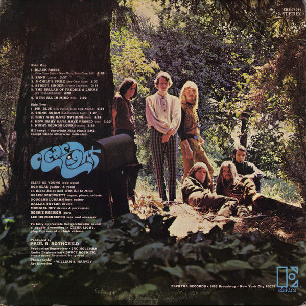 Clear Light (2) : Clear Light (LP, Album, Mon)