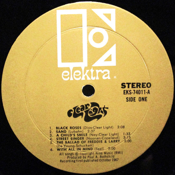 Clear Light (2) : Clear Light (LP, Album, Mon)