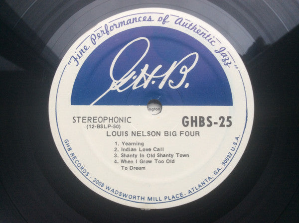 Louis Nelson Big Four : Louis Nelson Big Four - Volume 1 (LP, Album)