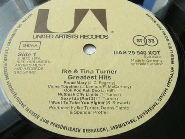 Ike & Tina Turner : Greatest Hits (LP, Comp)