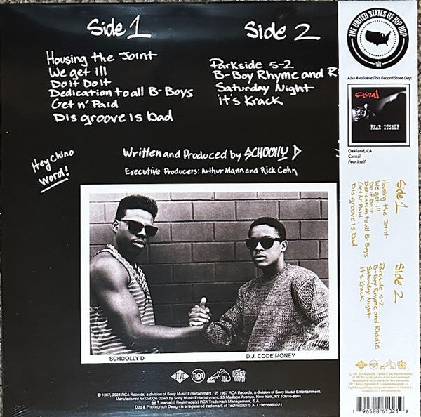 Schoolly D : Saturday Night! - The Album (LP, RSD, Ltd, RE, lem)