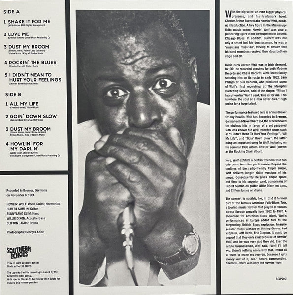 Howlin' Wolf : Live In Europe 1964 (LP, Album, RSD, RE, Smo)