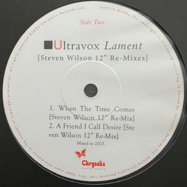 Ultravox : Lament [Steven Wilson 12" Re-Mixes] (12", RSD, Ltd)