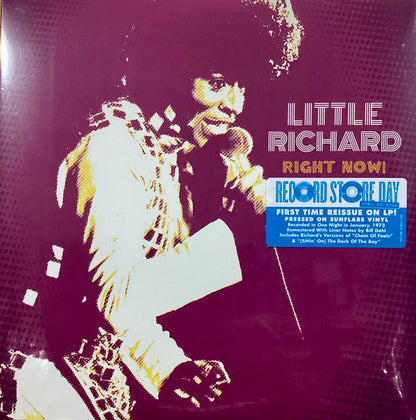 Little Richard : Right Now! (LP, RSD, RE, Sun)