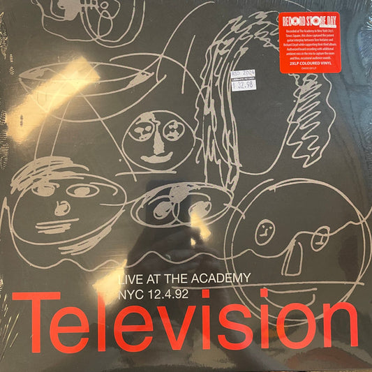 Television : Live At The Academy NYC 12.4.92 (2xLP, Col)