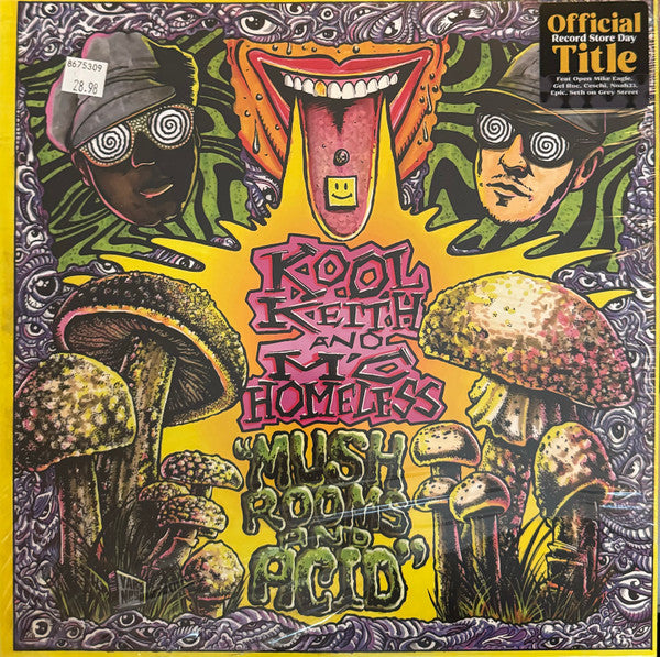 Kool Keith, MC Homeless : Mushrooms And Acid (12", RSD)