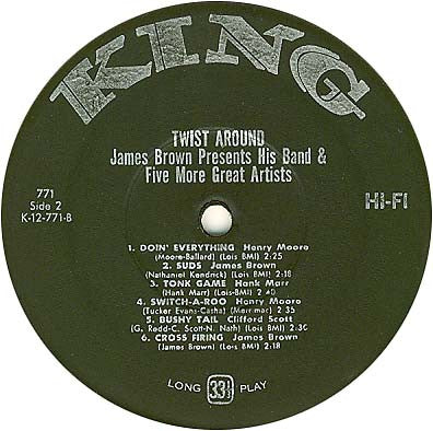James Brown Presents His Band* : Jump Around With James Brown And Other Great Artists (LP, Comp, Mono, RE)