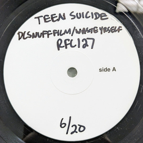 Teen Suicide : DC Snuff Film / Waste Yrself (LP, Comp, RM, TP)