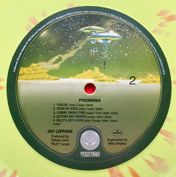 Def Leppard : Pyromania (LP, Album, RE, Ora)