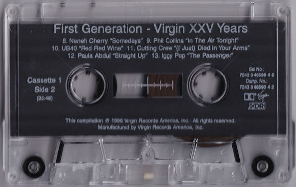 Various : First Generation - Virgin XXV Years (2xCass, Comp)