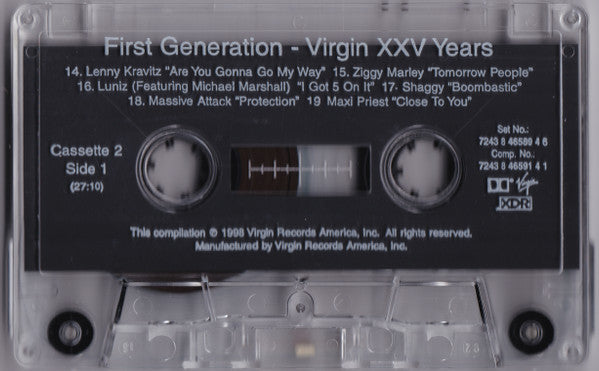 Various : First Generation - Virgin XXV Years (2xCass, Comp)