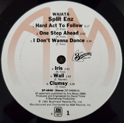 Split Enz : Waiata (LP, Album, Bla)