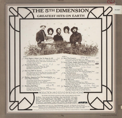 The 5th Dimension* : Greatest Hits On Earth (LP, Comp, RE)